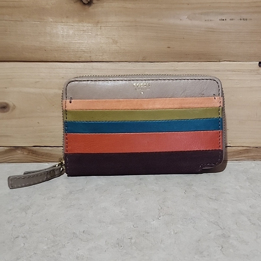 Fossil Color Block Wallet card holder